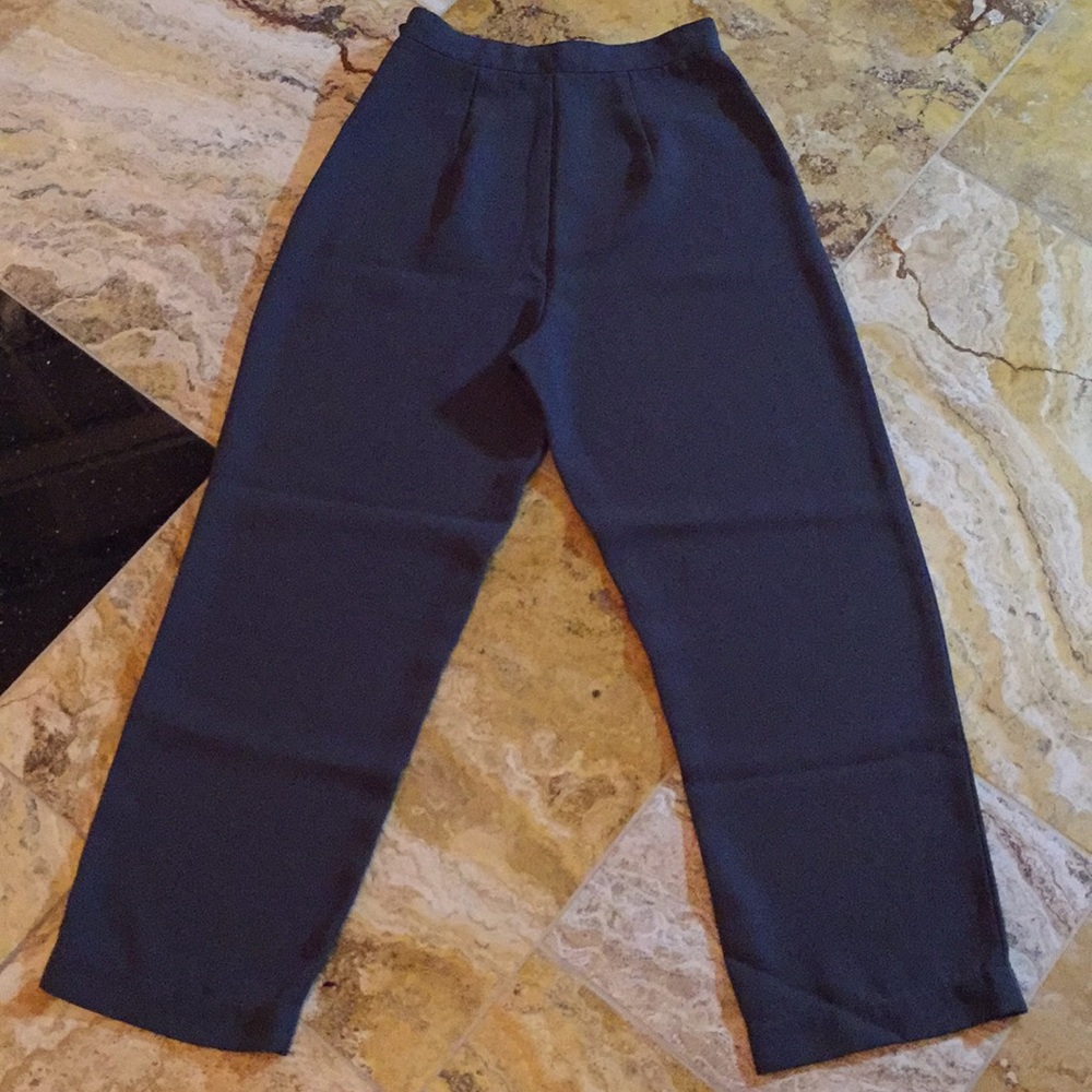 Ming Chun Relaxed Fit Charcoal Gray Dress Slacks View 5